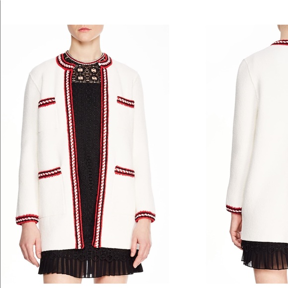 Sandro | Sweaters | Sandro Paris White 